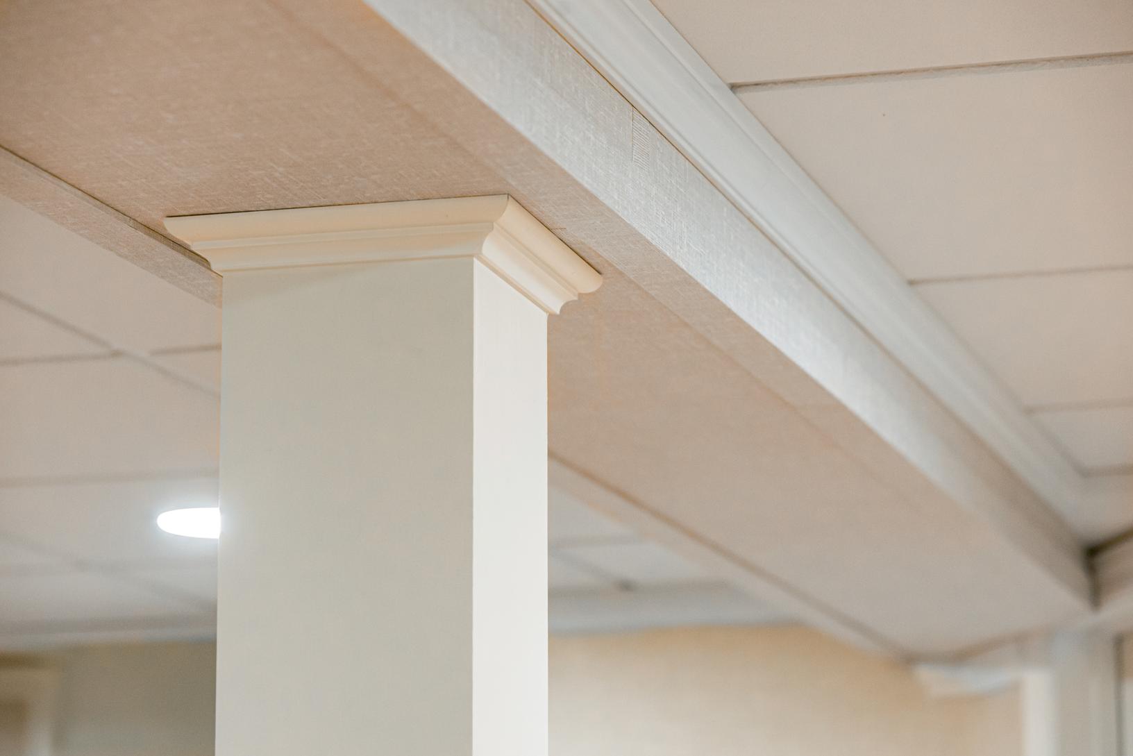 Quality Molding on Tricky Ceiling Surfaces